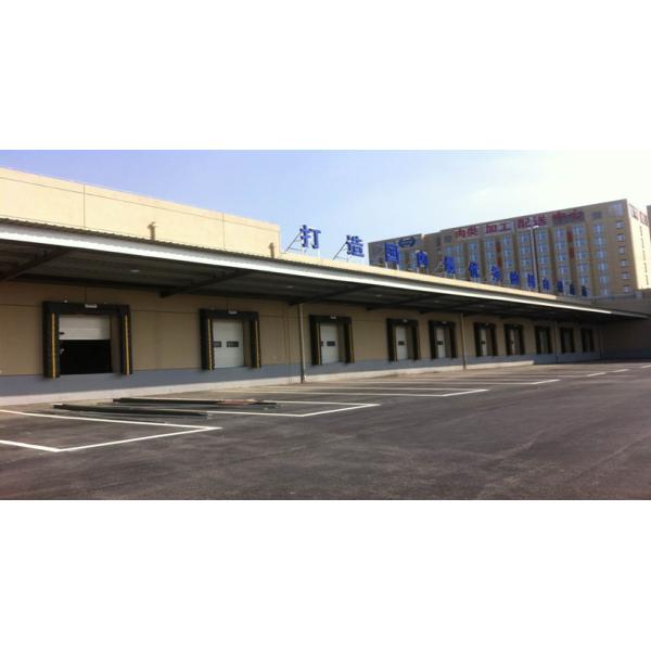 Электрические промышленные секционные двери с 40 мм дверной панелью 450 Н/м2 вет