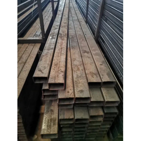 ASTM A500 Black Surface Square Hollow Section Steel Pipe with S355JR Grade for Structural Use