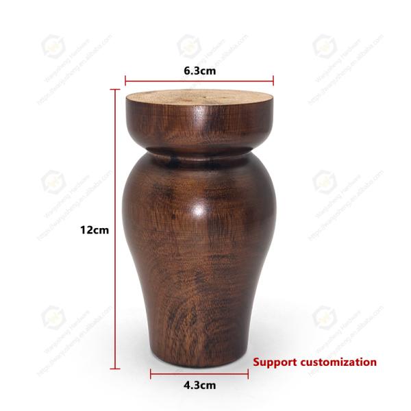 Gourd TV Cabinet Legs Sofa Legs Solid Wood Furniture Support Legs Furniture Accessories Increase Height