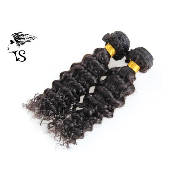 No Chemical Unprocessed Human Hair Weave 100% Chinese Virgin Hair Deep Wave
