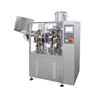 Enchimento automático do tubo do dentífrico e controle de selagem 60pcs/Min do PLC da máquina