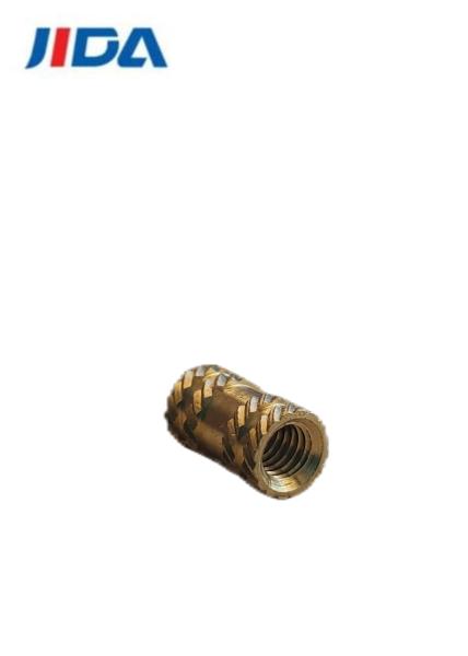 ODM Thumb Twill Knurled Brass Threaded Insert Nut M4 X 10mm