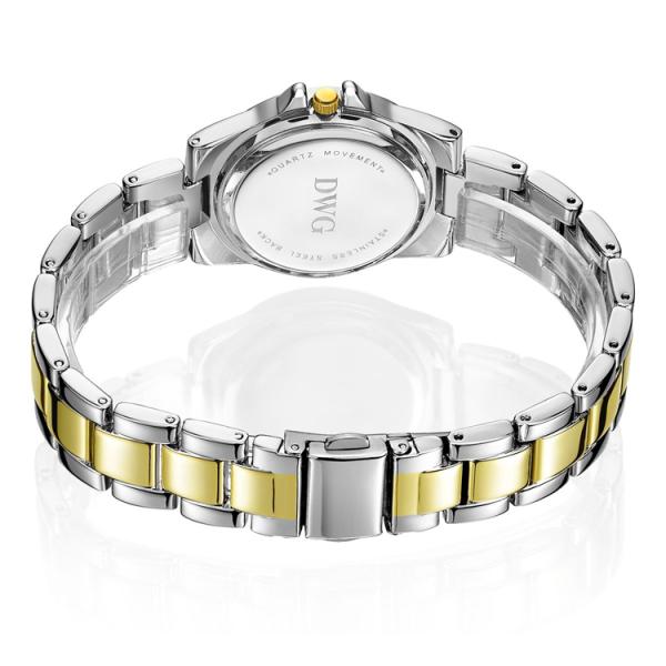 Дозор кристаллического стекла моды сплава женщин дизайна дозоров дам покрытый золотом