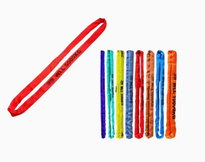 Heavy Duty Round Sling for Safe Lifting with Synthetic Fiber