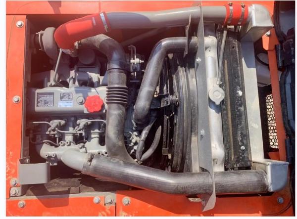 HITACHI ZX120 de segunda mano Excavadora hidráulica montada con un cubo de 0.52m3