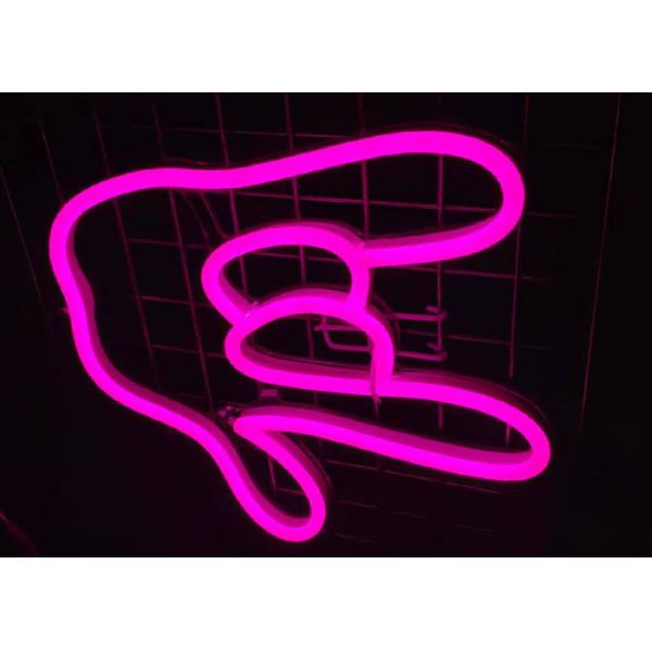 Pink Palm Hazard Free AU Plug 6ft Wire Led Neon Signs