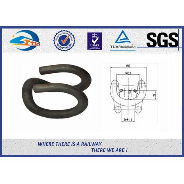 Plain ISO Railroad Elastic Clip South America 13MM Deenik Clip 60Si2CrA