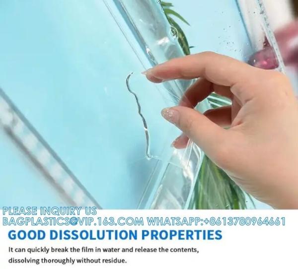 Water Soluble Membrane Wholesale PVA Film Packing Machine Pva Water Soluble Film For Laundry Detergent Pods
