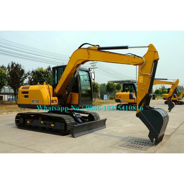 High Performance Heavy Earth Moving Machinery XCMG Official 7.5 Ton Excavator