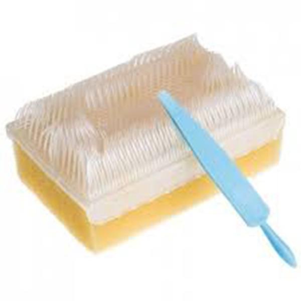 Disposable Wholesale Povidone-iodine Surgical Scrub Brush Sponge With Nail Cleaner