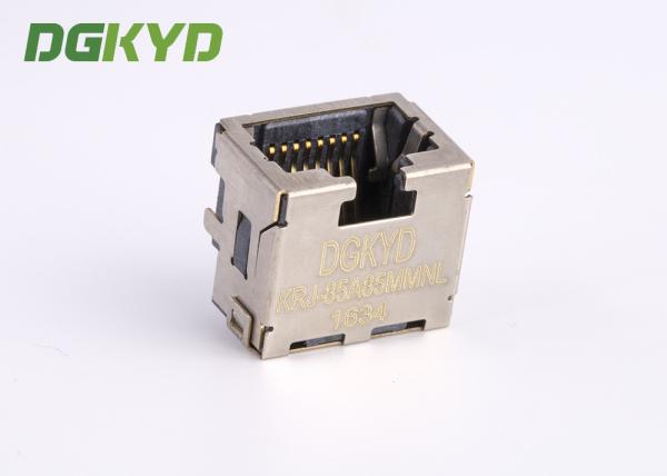 Écran personnalisé 8p8c SMD Rj45 Keystone Jack, connecteur Ethernet à profil extrêmement bas