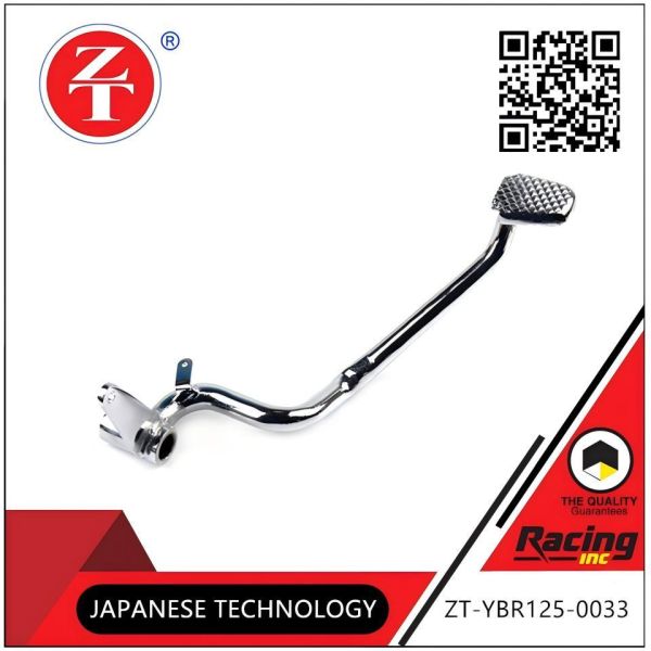 Bending Resistance YBR125 Motorcycle Rear Brake Pedal Chrome Non Skid