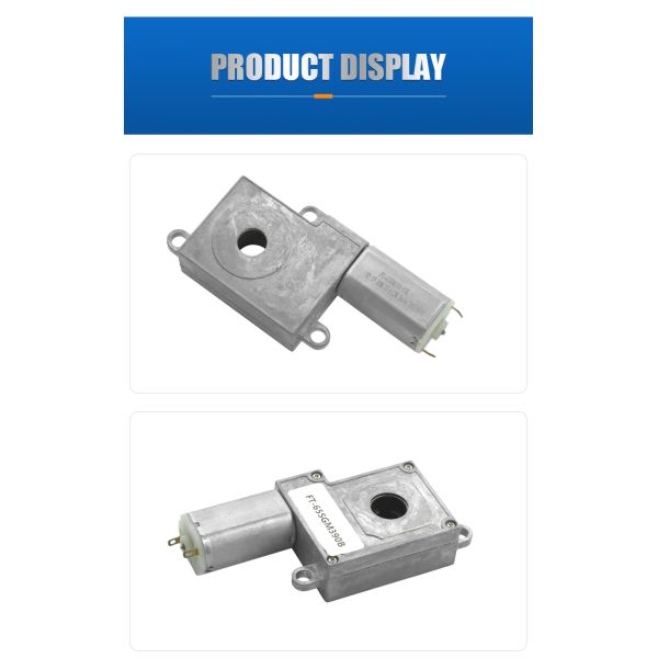 77Rpm Brush Permanent Magnet DC Electric Motor 8V High Torque