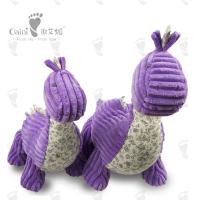 O delicado lavável dos personagens de banda desenhada brinca o luxuoso roxo 36 x 47cm do dinossauro