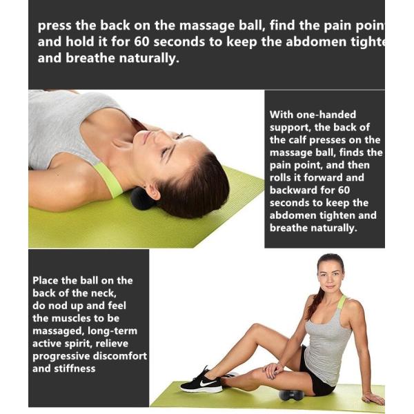 EPP Myofascia Peanut Massage Ball Eco Workout Yoga Ball Roller Neck