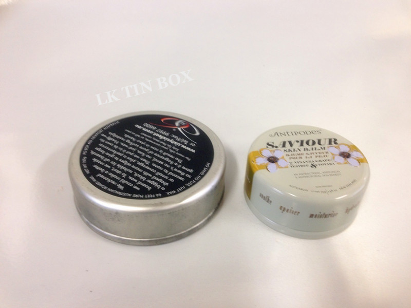 10g 35oz Mor Antipodes Small Tin Boxes With Embossing , Small Round Tin Containers