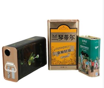 Customized Printing Cooking Oil Can Perfect For Food Packaging Solutions Olive Oil Box