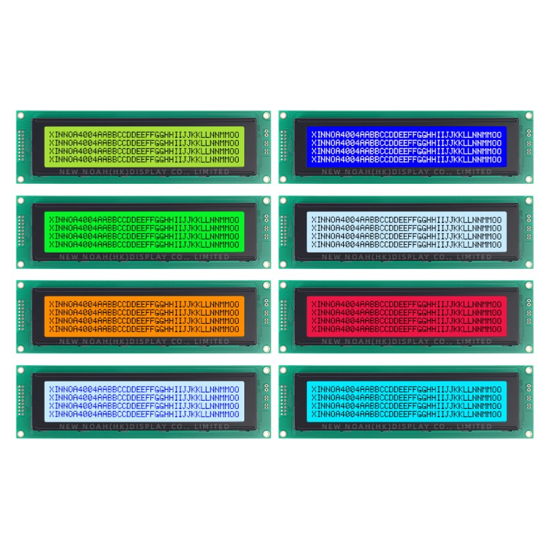 Gray Film 4004A5 Display Screen 4X40 4004 18PIN Interface Module  LCM Parallel Port With LED Backlight
