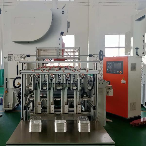 LK-T63 Aluminum Foil Container Machine with C Frame Structure for 3 Cavity Mould Production