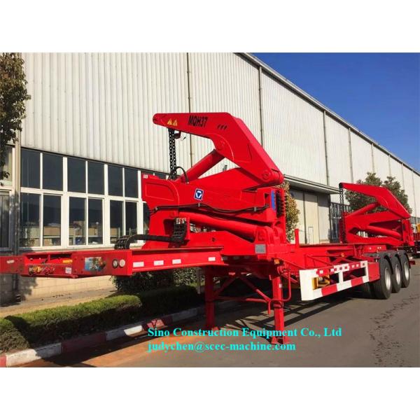 Трейлер МКХ37А контейнера Сиделифтер дистанционного управления установленный на трейлере 3 цапф Семи