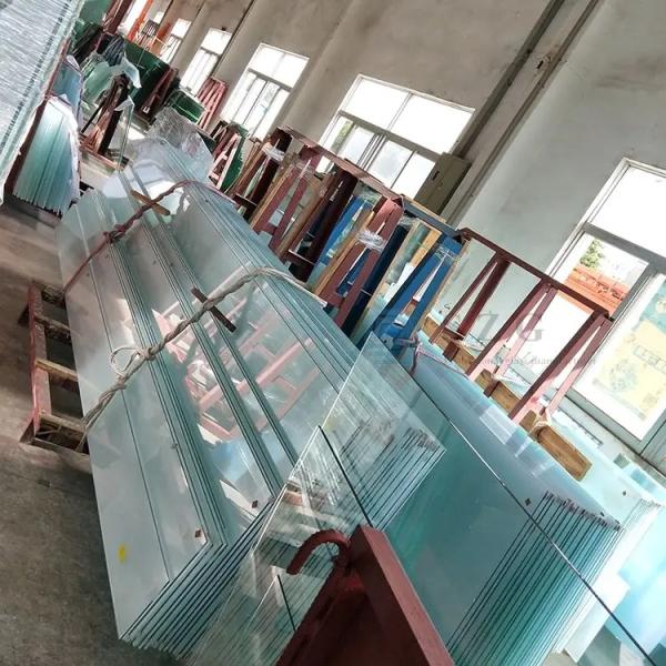 Clear Tempered Safety Glass 3mm-19mm Frosted Toughened Glass Safety 3600mm×18000mm With Good Thermal Stability