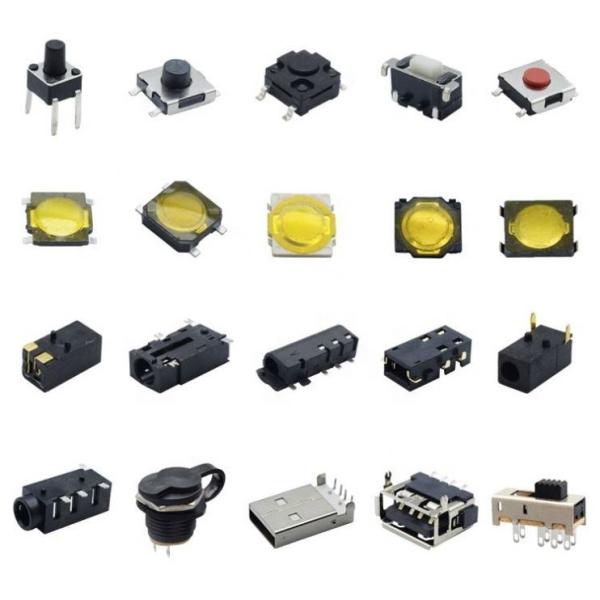 Interruptores de botão de alta temperatura 3*6*5Mm SMD 2Pin Tact Switch Touch