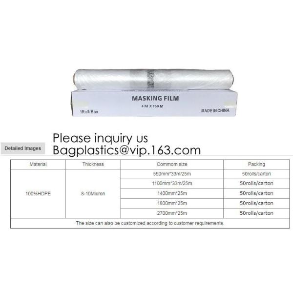 Auto Painting, Car Painting, Boat Painting Masking Film, Automotive Spray Car Protective, Auto Paint Masking