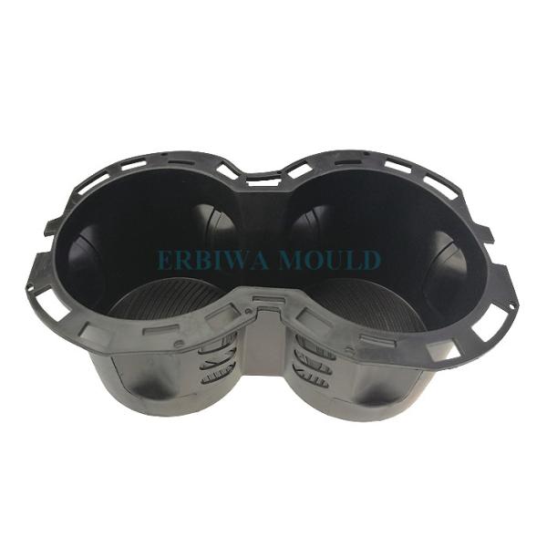 Car Parts Mold Rubber Injection Molding For Car Interior Trim Center Console Double Cup Holder Pad Mat