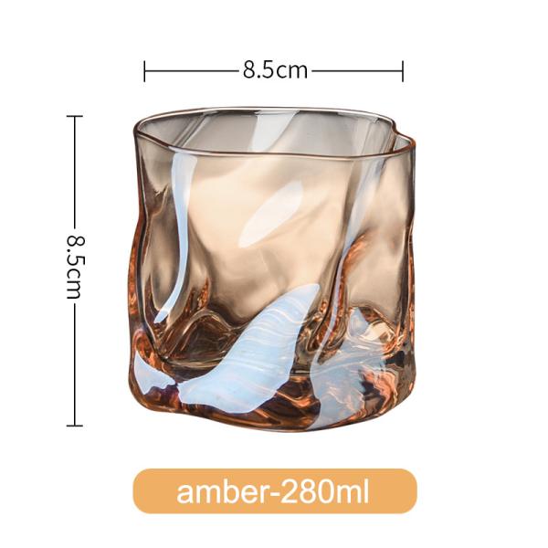 Multifunctional Hand Blown Bar Color Glass Wine Cups Perfect for Any Event