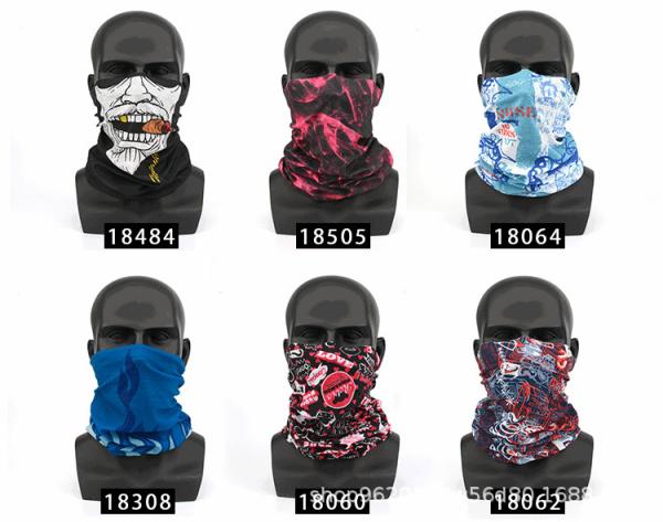 Magic bandana/ promotion gift Multi functional bandana/seamless scarf/Multi Function Colorful Design Neck Tube