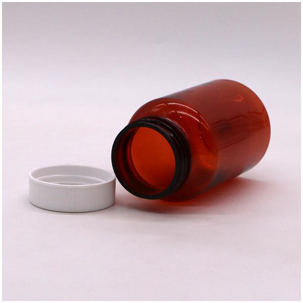 Bouteille en PET de 200 ml en forme de cylindre transparente pour le contenant de médicaments