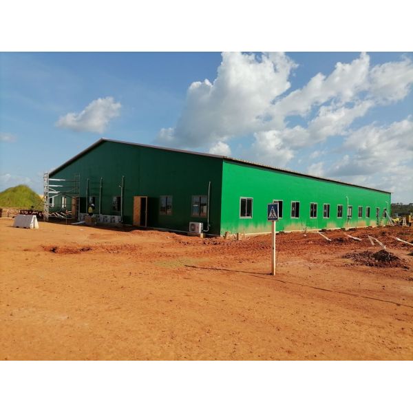 220V Insulated Prefab Modular Office Rockwool Panel Temporary Housing