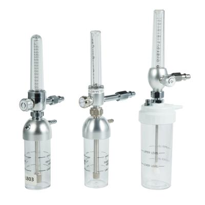 Medidor de fluxo de oxigênio para hospital médico DIN BS 15L com umidificador