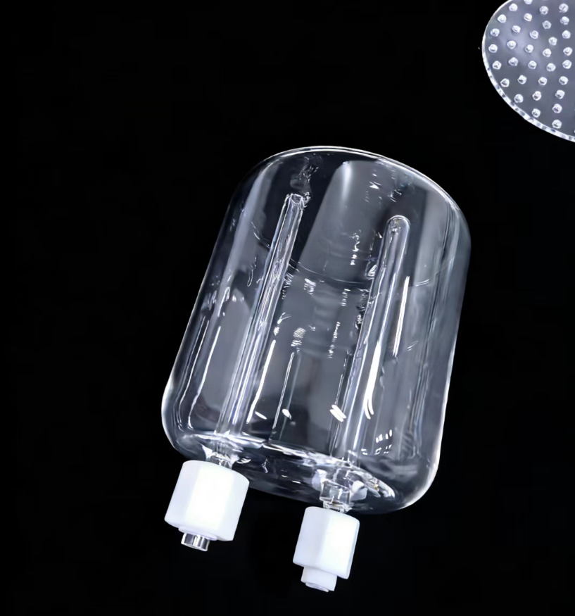 Transparent Quartz Bottle High Temperature Corrosion Resistant for Industrial Lab Experiments