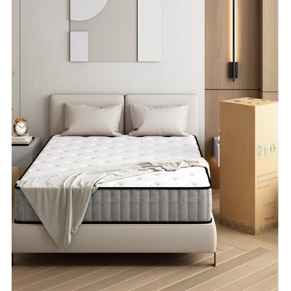 Massage Function Fabric Covered Independent Spring Mattress for Custom Size Bed Frame