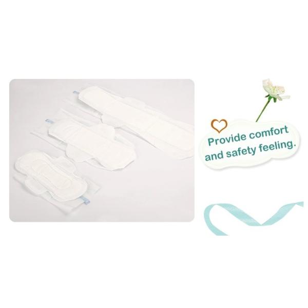245mm Breathable Organic Female Sanitary Pads Without Flavor