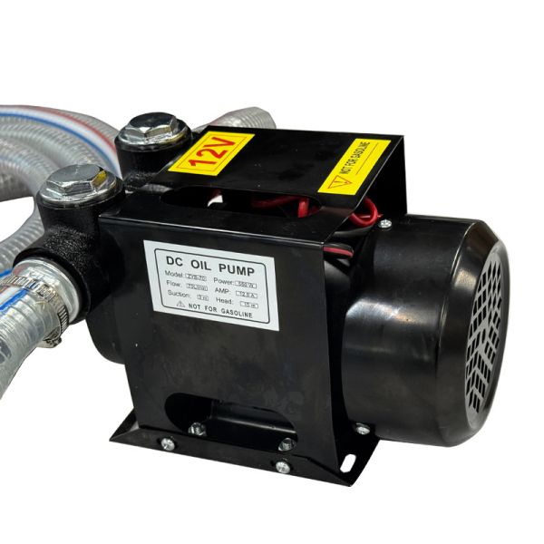 Diesel Oil Transfer: 70L/min Flow, 5M Self-Priming, IP54 Metal Pump Kit.