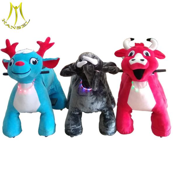 Hansel battery operated ride on animals plush animal horse electric scooter