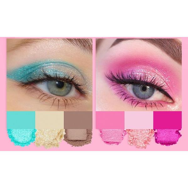 Custom 3 Colors Duochrome Eyeshadow Palette Perfect For All Skin Tones