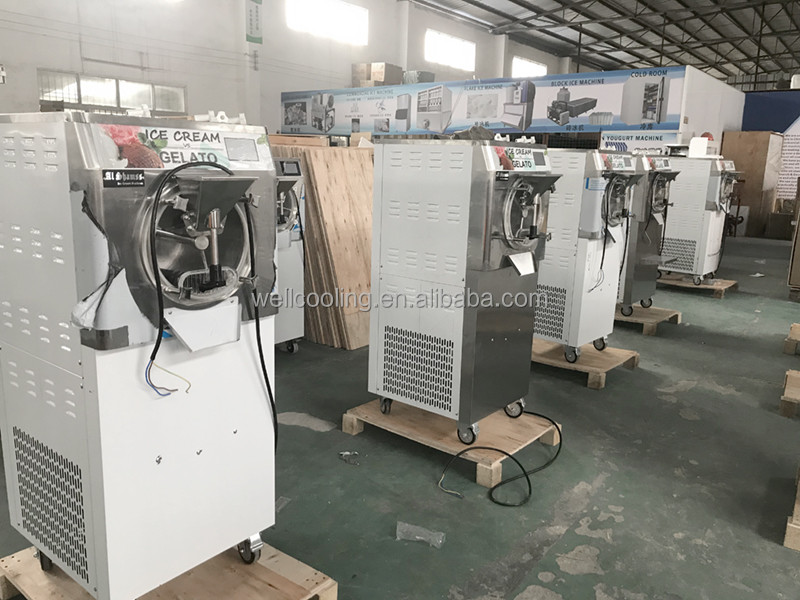 Brazilian Acai Freezer Big Capacity Italian Gelato Machine Ice Cream Making Commercial Standing Floor Hard Ice Cream Machine Batch Freezer