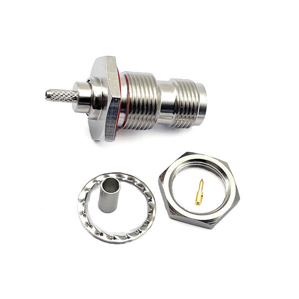 TNC Dust Cap Cover Male Brass with Nickel Plating and IP67 Rating for RF Connectors