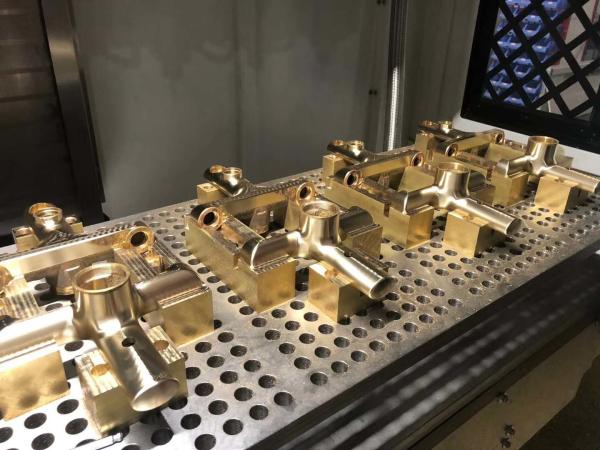 Máquina de polir CNC digital 380V para maçanetas de portas da indústria de superfície de cobre