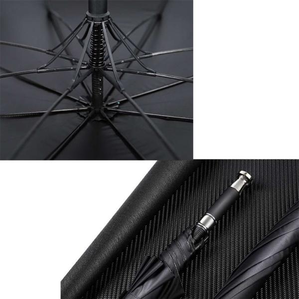 Silver Metal Handle Straight Double Canopy Rolls Royce Golf Umbrella Custom Logo