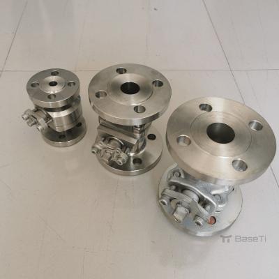 Titanium Gate Valve Flange Ti Gr2 Gr5 Gr9 ASTM B381 ASTM B348 For Petrochemical