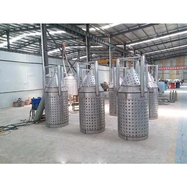Stainless Steel Commercial Beer and Wine Fermentation Tank for Cold Water Jacket