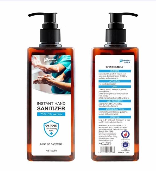 Non Irritating Microshield Hand Gel FDA Certification Germs Killing 50ml Scented