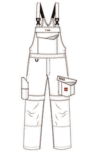 Минируя Bib дуги одежды 280gsm защиты от дуги EN11612 внезапный