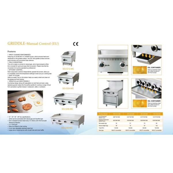 Restaurante de acero inoxidable eléctrico de escritorio comercial Grill anti corrosión