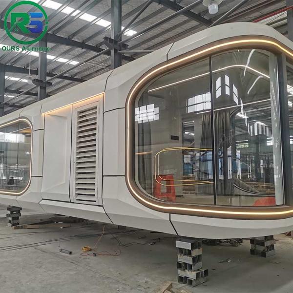 Green Alcoa Aluminum House With Intelligent System Novel Appearance