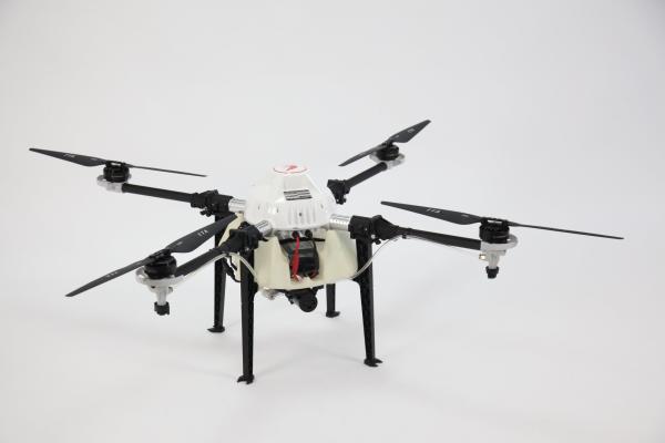 Sprayer de drones agrícolas de 5 kg de carga útil de tamanho pequeno para pulverização a altitude mínima